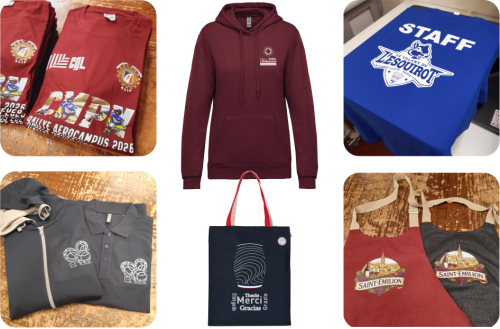 Sérigraphie numérique DTF sur textile et objet - Brodata Plus